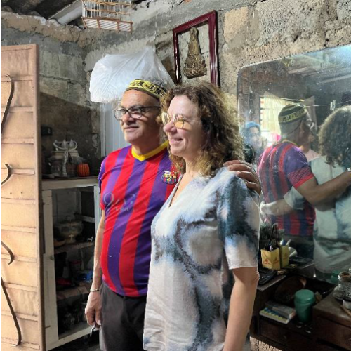 Charlotte Wiesmann visits Babalawo "Mandy" in Marianao, Havana