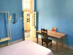 Blue resident room Blue resident room